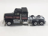 Yatming Kenworth Semi Tractor Truck "Brute Force" Black Die Cast Toy Car Vehicle