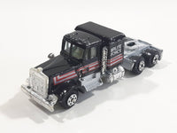 Yatming Kenworth Semi Tractor Truck "Brute Force" Black Die Cast Toy Car Vehicle