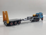 Majorette Semi Tractor Truck and Trailer "Blue's Trucking Co." #302 Light Blue 1/87 Scale Die Cast Toy Car Vehicle