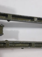 Vintage Dinky Toys Meccano Battle Lines American 105 mm Gun Howitzer Dark Green Die Cast Army Toy 21751413 - 1 hitch broken