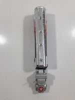 Majorette Super Movers No. 606 Texaco Tanker Semi Tractor Trailer Truck Silver Chrome Die Cast Toy Car Vehicle with Opening Hood