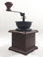 Metal Plastic Top Engraved Lettering Wood Based Coffee Grinder