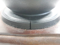 Metal Plastic Top Engraved Lettering Wood Based Coffee Grinder