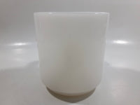 Vintage Glasbake Surrey Co-op Feed Department Milk Glass Coffee Mug Cup