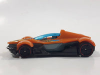 2013 Hot Wheels HW Gift Formula Street Orange and Metalflake Dark Grey Die Cast Toy Race Car Vehicle