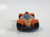 2013 Hot Wheels HW Gift Formula Street Orange and Metalflake Dark Grey Die Cast Toy Race Car Vehicle