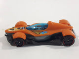 2013 Hot Wheels HW Gift Formula Street Orange and Metalflake Dark Grey Die Cast Toy Race Car Vehicle