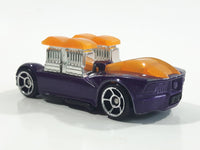 2006 Hot Wheels What-4-2 Purple Die Cast Toy Race Car Vehicle with Pop-Up Engine McDonald's Happy Meal