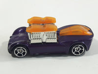 2006 Hot Wheels What-4-2 Purple Die Cast Toy Race Car Vehicle with Pop-Up Engine McDonald's Happy Meal