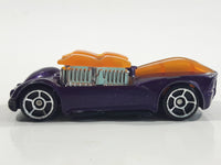 2006 Hot Wheels What-4-2 Purple Die Cast Toy Race Car Vehicle with Pop-Up Engine McDonald's Happy Meal