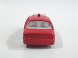 Unknown Brand No. 8030 "Fire Section" Sedan Red Die Cast Toy Car Vehicle