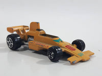 Vintage 1980s Yatming No. 1311 Lola T370 Formula 1 Indy #11 "GAP" Yellow Die Cast Toy Race Car Vehicle