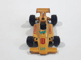 Vintage 1980s Yatming No. 1311 Lola T370 Formula 1 Indy #11 "GAP" Yellow Die Cast Toy Race Car Vehicle