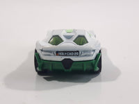 2010 Hot Wheels HW Premiere Yur So Fast White Green Die Cast Toy Car Vehicle