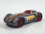 2012 Hot Wheels Thrill Racers - Volcano '12 Dodge XP-07 Metallic Grey Die Cast Toy Car Hot Rod Vehicle