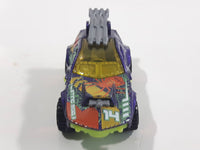 2014 Hot Wheels HW City - Street Beasts Sting Rod II Purple Die Cast Toy Car Vehicle