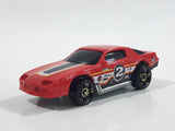 2011 Hot Wheels Track Stars Camaro Z28 Red Die Cast Toy Car Vehicle