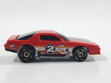 2011 Hot Wheels Track Stars Camaro Z28 Red Die Cast Toy Car Vehicle