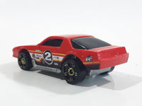 2011 Hot Wheels Track Stars Camaro Z28 Red Die Cast Toy Car Vehicle