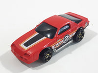 2011 Hot Wheels Track Stars Camaro Z28 Red Die Cast Toy Car Vehicle