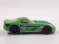 2012 Hot Wheels HW Code Cars 2006 Dodge Viper Coupe Metalflake Green Die Cast Toy Car Vehicle