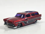 2015 Hot Wheels HW Workshop Garage 8 Crate Metalflake Dark Red Die Cast Toy Car Vehicle