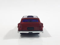 2015 Hot Wheels HW Workshop Garage 8 Crate Metalflake Dark Red Die Cast Toy Car Vehicle