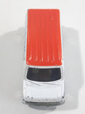 1981 ERTL The Cannonball Run Ford Van Ambulance Transcon Medi-Vac Van White and Orange Die Cast Toy Car Vehicle Made in Hong Kong