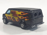 Vintage 1970s Corgi Juniors U.S. Van Fire Ball Black Die Cast Toy Car Vehicle Made in Gt. Britain