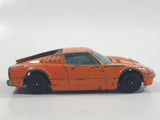 Vintage 1970s Corgi Juniors Ford GT 70 Orange Die Cast Toy Car Vehicle - Opening Hood Rear Mounted Engine