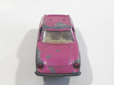 Vintage 1969 Lesney Matchbox Superfast No. 5 Lotus Europa Magenta Pink Purple Die Cast Toy Car Vehicle with Opening Doors