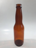 Vintage Brown Amber Glass 9" Tall Glass Beer Bottle Made in Canada