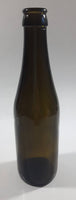 Vintage Brown Green Amber Glass 9" Tall Glass Beer Bottle