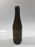 Vintage Brown Green Amber Glass 9" Tall Glass Beer Bottle