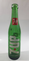 Vintage 1970s 7-UP Soda Beverage 10 Fluid Ounces Green Glass Bottle