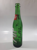 Vintage 1970s 7-UP Soda Beverage 10 Fluid Ounces Green Glass Bottle