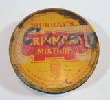 Vintage Murray's Erinmore Mixture Yellow Tin Metal Tobacco Container