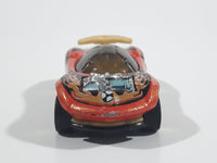 1999 Hot Wheels Alien Attack Flashfire Orange Die Cast Toy Car Vehicle