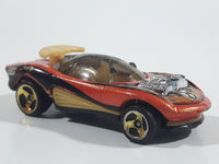 1999 Hot Wheels Alien Attack Flashfire Orange Die Cast Toy Car Vehicle