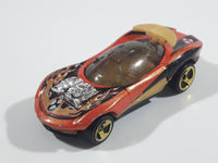 1999 Hot Wheels Alien Attack Flashfire Orange Die Cast Toy Car Vehicle