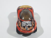 1999 Hot Wheels Alien Attack Flashfire Orange Die Cast Toy Car Vehicle