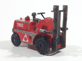 Vintage PlayArt Charmers Super Singles Fork Lift 7862 Red Die Cast Toy Car Vehicle