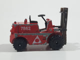Vintage PlayArt Charmers Super Singles Fork Lift 7862 Red Die Cast Toy Car Vehicle