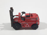 Vintage PlayArt Charmers Super Singles Fork Lift 7862 Red Die Cast Toy Car Vehicle