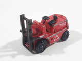 Vintage PlayArt Charmers Super Singles Fork Lift 7862 Red Die Cast Toy Car Vehicle