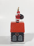 2015 The Danbury Mint Chicago Bears NFL Football Team Santa Christmas Gingerbread House Ceramic Ornament