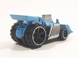 2016 Hot Wheels City Works Speed Dozer Blue Bulldozer Die Cast Toy Construction Vehicle Equipment