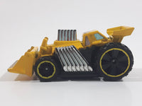 2013 Hot Wheels HW City: HW City Works Speed Dozer Yellow Bulldozer Die Cast Toy Construction Vehicle Equipment