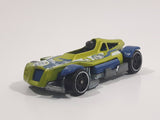 2011 Hot Wheels 4-Lane Elimination Race Med-Evil Red Antifreeze Green and Blue Die Cast Toy Race Car Vehicle