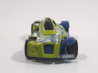 2011 Hot Wheels 4-Lane Elimination Race Med-Evil Red Antifreeze Green and Blue Die Cast Toy Race Car Vehicle